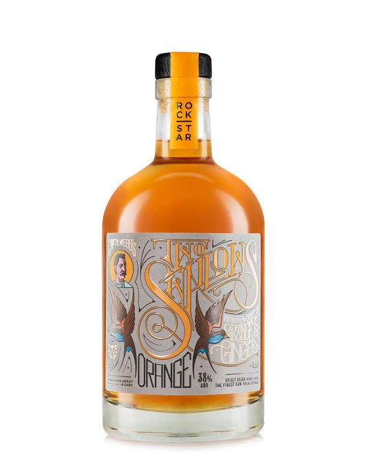 Two Swallows Orange & Ginger Spiced Rum 38% | 50cl - Craft & Spiced Rum Box