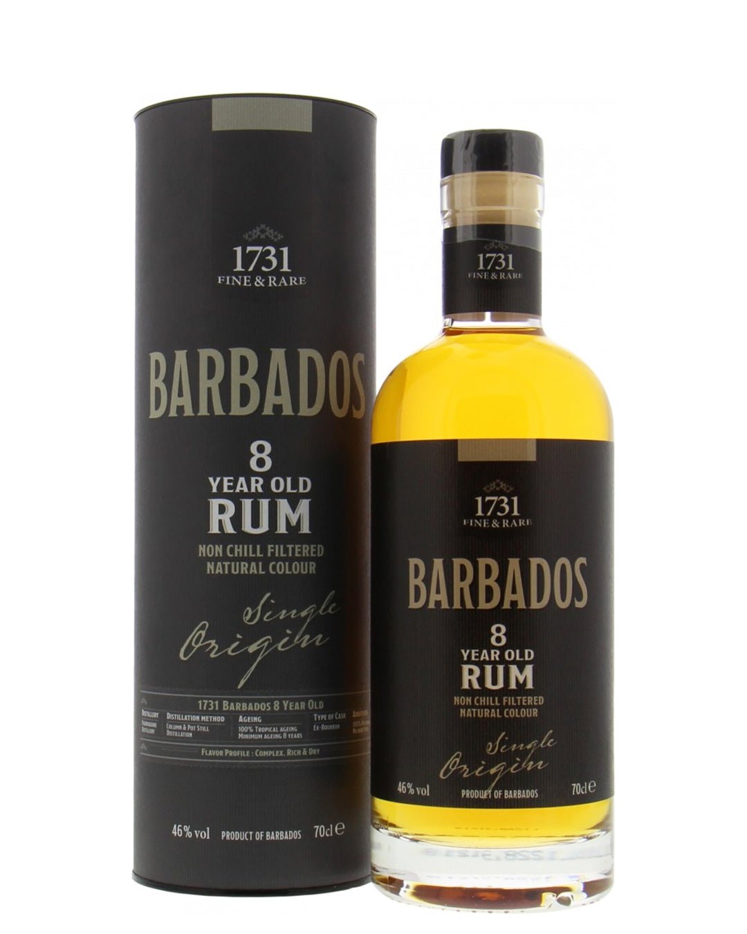 1731 Fine & Rare Barbados 8 Year Old Rum