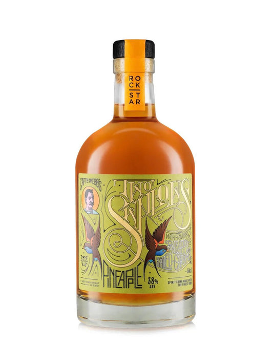 Two Swallows Pineapple & Salted Caramel Spiced Rum 38% | 50cl - Craft & Spiced Rum Box