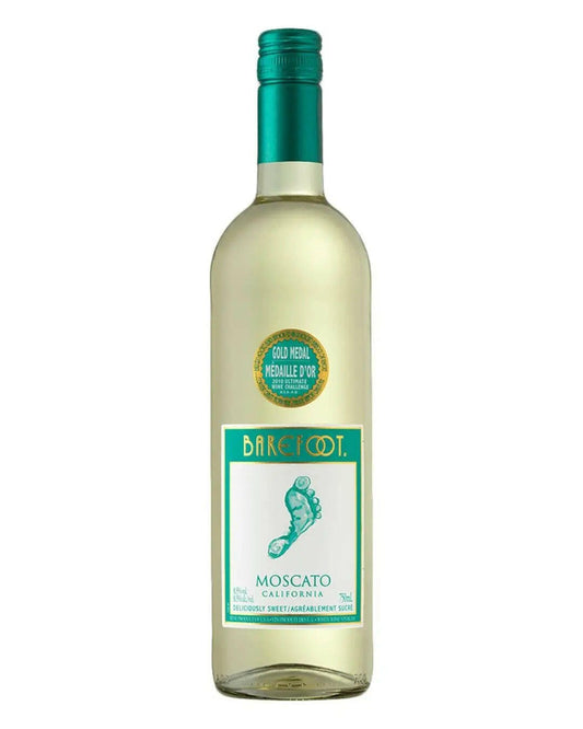 Barefoot Moscato Sweet White Wine |Buy online with UK delivery at Drinks Yard | www.drinksyard.co.uk