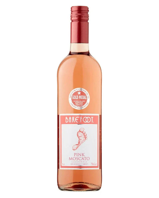 Barefoot Pink Moscato |Buy online with UK delivery at Drinks Yard | www.drinksyard.co.uk