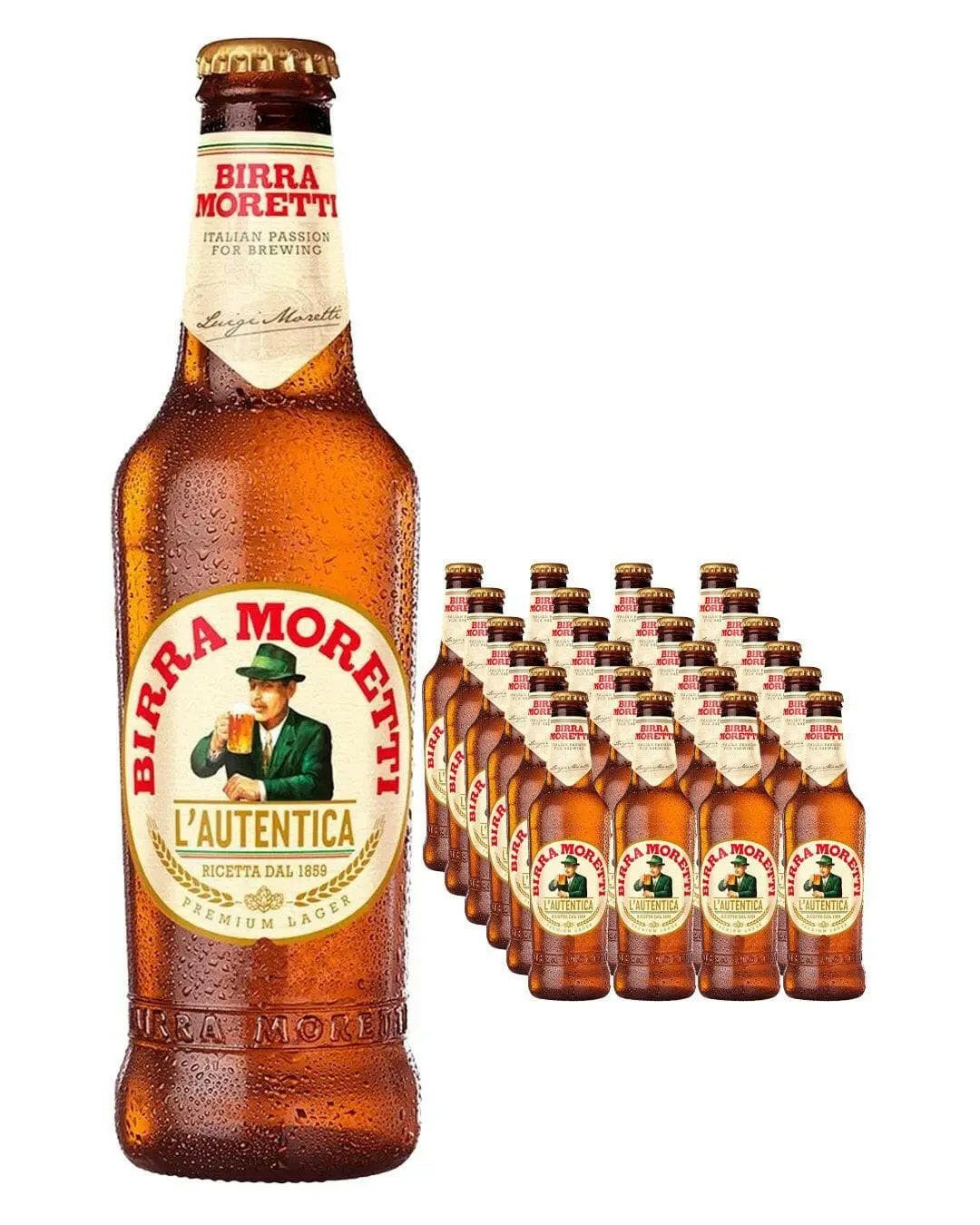 Birra Moretti Premium Beer Bottle Multipack |Buy online with UK delivery at Drinks Yard | www.drinksyard.co.uk