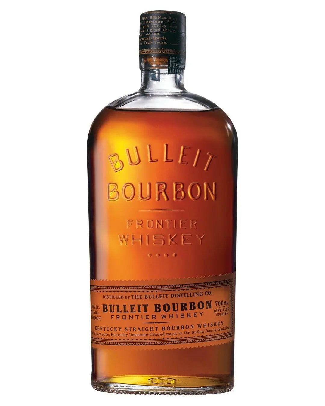 Bulleit Bourbon Frontier Whiskey |Buy online with UK delivery at Drinks Yard | www.drinksyard.co.uk