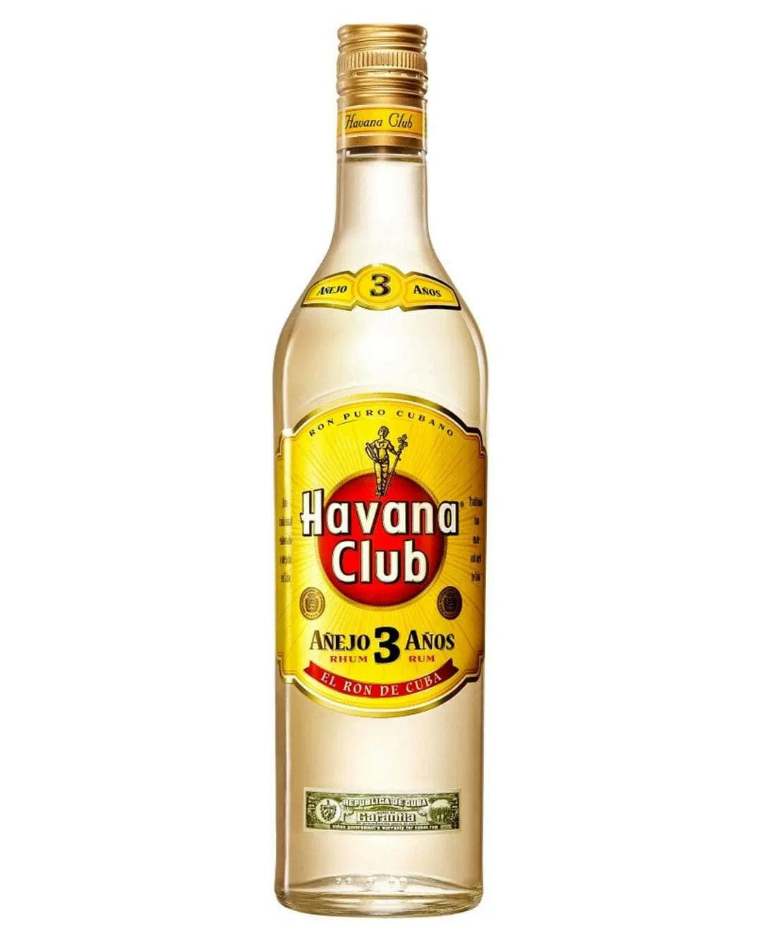 Havana Club Anejo 3 Anos Rum |Buy online with UK delivery at Drinks Yard | www.drinksyard.co.uk