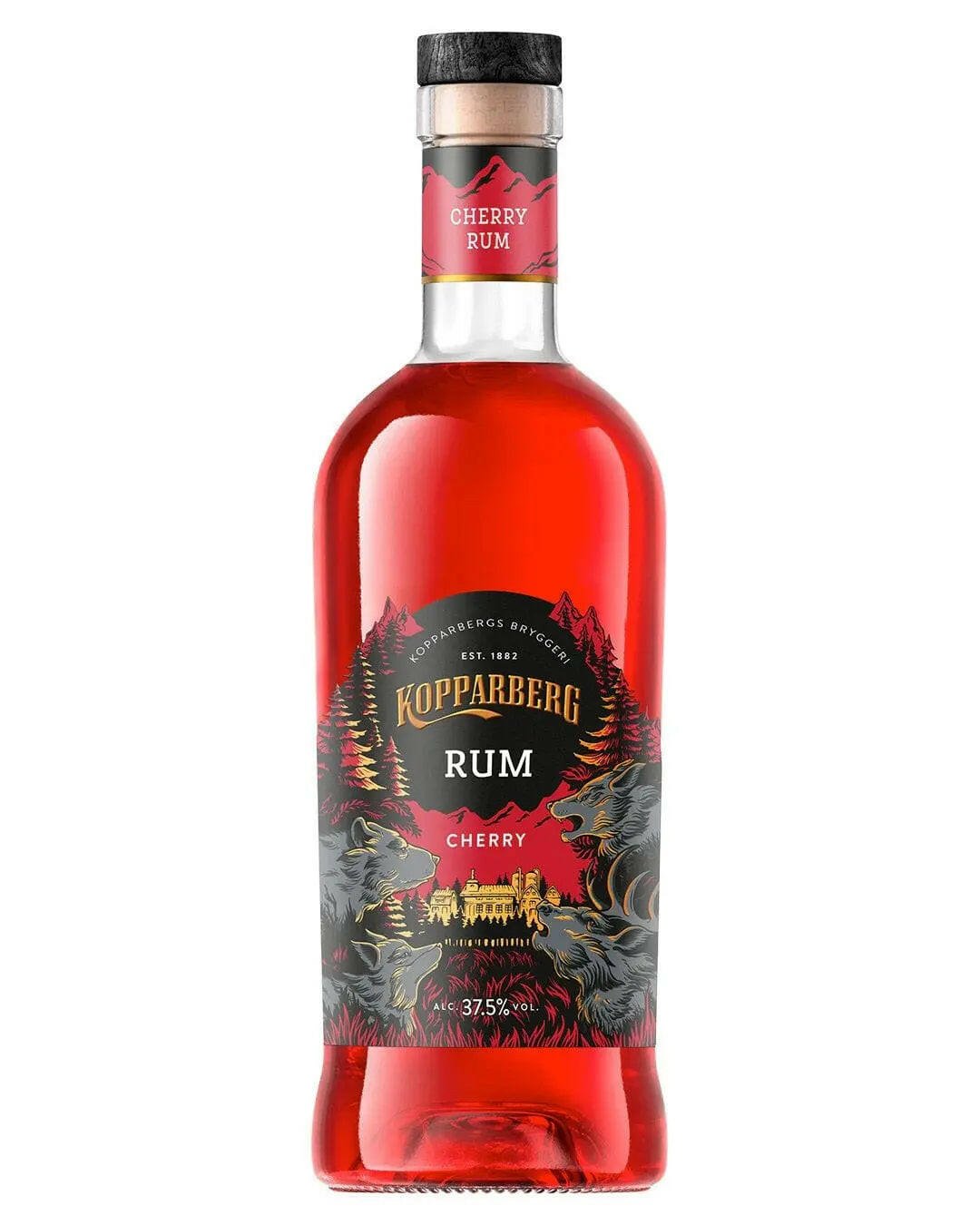 Kopparberg Cherry Spiced Rum |Buy online with UK delivery at Drinks Yard | www.drinksyard.co.uk