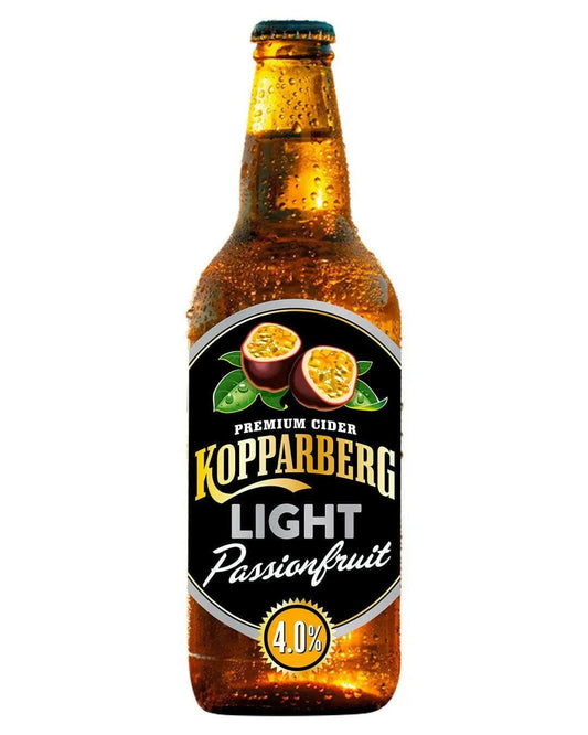 Kopparberg Light Passionfruit Premium Cider |Buy online with UK delivery at Drinks Yard | www.drinksyard.co.uk