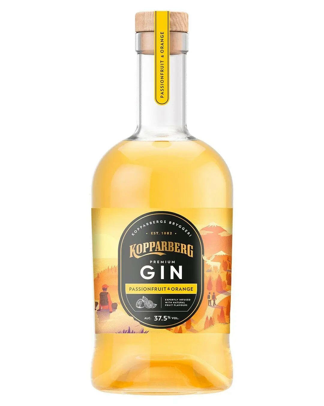 Kopparberg Passionfruit & Orange Premium Gin |Buy online with UK delivery at Drinks Yard | www.drinksyard.co.uk