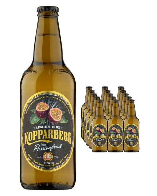 Kopparberg Passionfruit Premium Cider Multipack 15 x |Buy online with UK delivery at Drinks Yard | www.drinksyard.co.uk