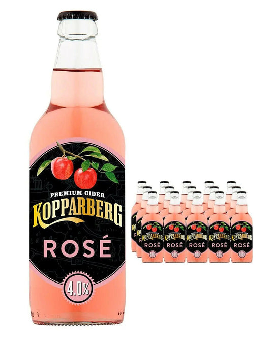 Kopparberg RosŽ Premium Cider Multipack 15 x |Buy online with UK delivery at Drinks Yard | www.drinksyard.co.uk