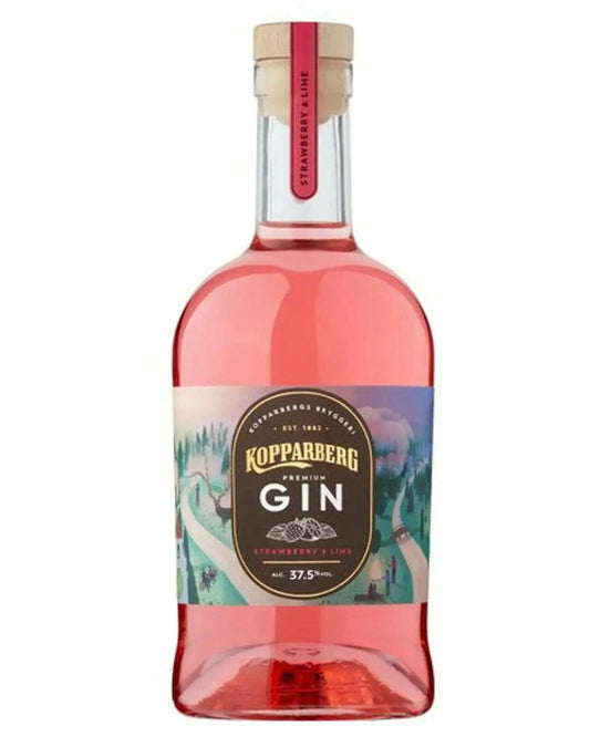 Kopparberg Strawberry & Lime Premium Gin |Buy online with UK delivery at Drinks Yard | www.drinksyard.co.uk