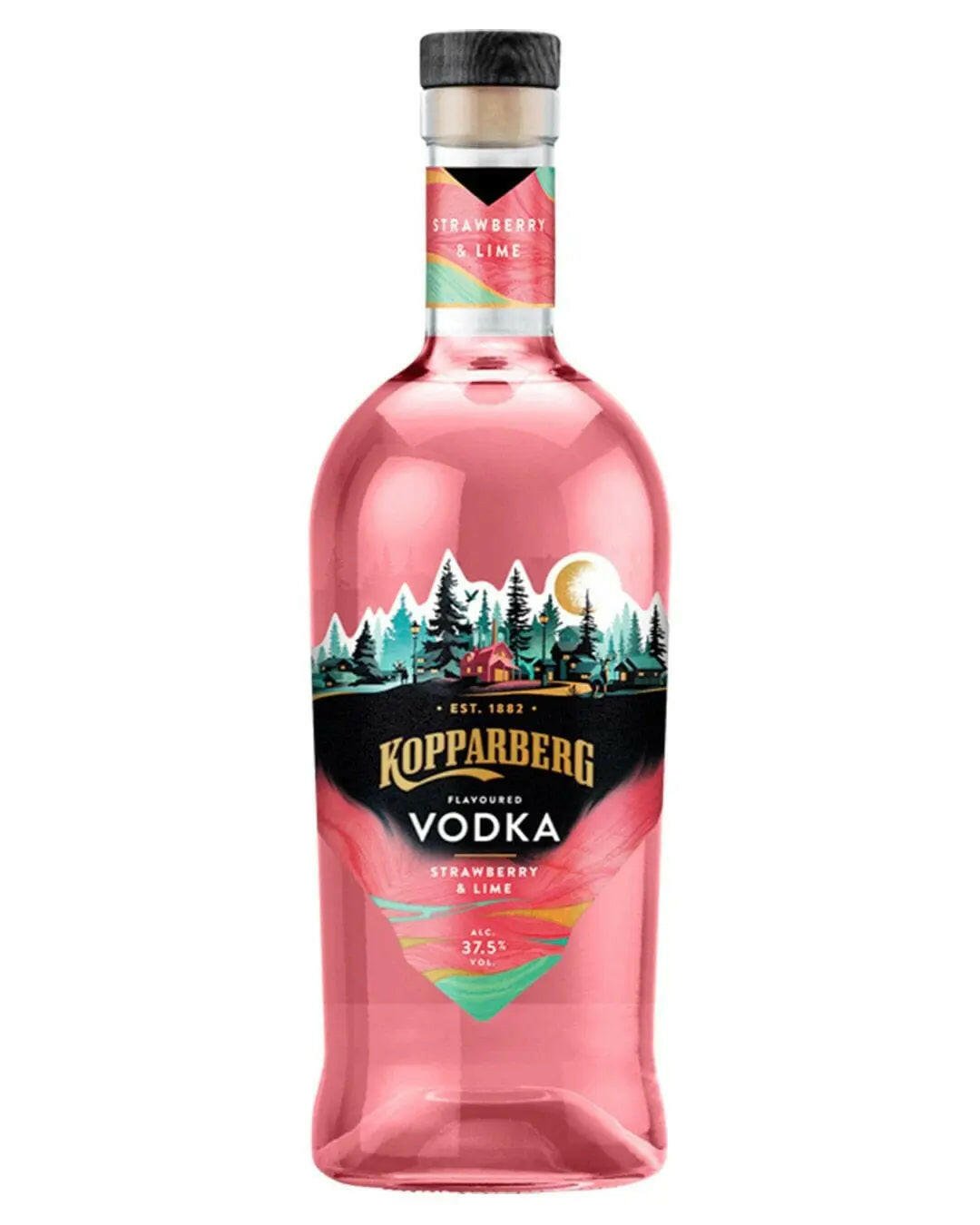 Kopparberg Strawberry & Lime Premium Vodka |Buy online with UK delivery at Drinks Yard | www.drinksyard.co.uk