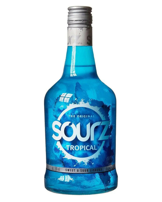 Sourz Tropical Blue Liqueur |Buy online with UK delivery at Drinks Yard | www.drinksyard.co.uk