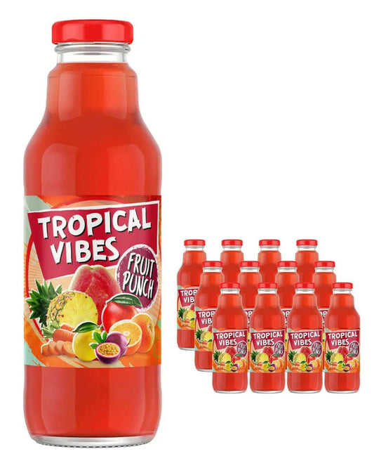 Tropical Vibes Fruit Punch Multipack 532 ml |Buy online with UK delivery at Drinks Yard | www.drinksyard.co.uk