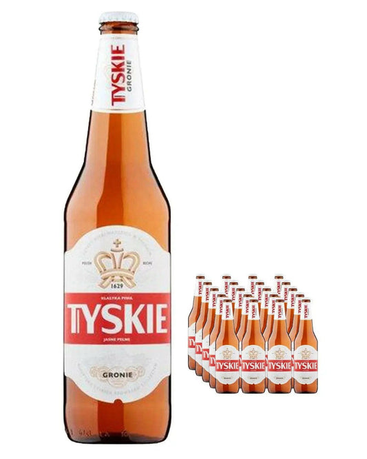 Tyskie Premium Lager Beer Bottle Multipack |Buy online with UK delivery at Drinks Yard | www.drinksyard.co.uk