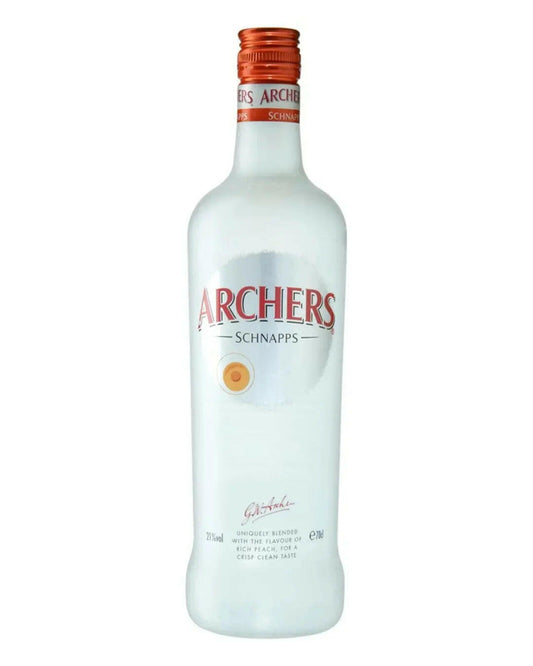 Archers Peach Schnapps |Buy online with UK delivery at Drinks Yard | www.drinksyard.co.uk