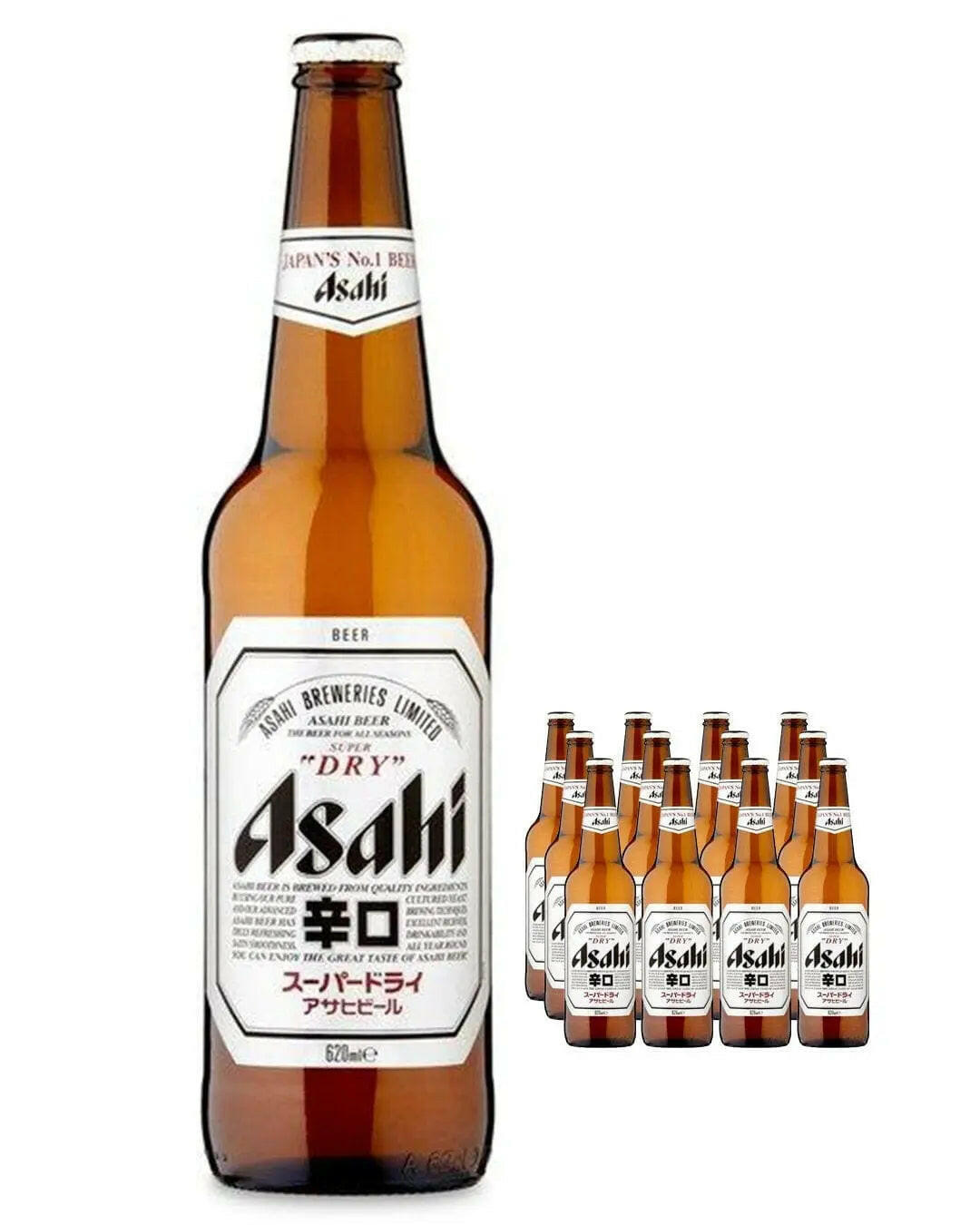 Asahi Super Dry Beer Bottle Multipack |Buy online with UK delivery at Drinks Yard | www.drinksyard.co.uk