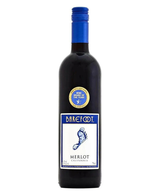 Barefoot Merlot Red Wine |Buy online with UK delivery at Drinks Yard | www.drinksyard.co.uk