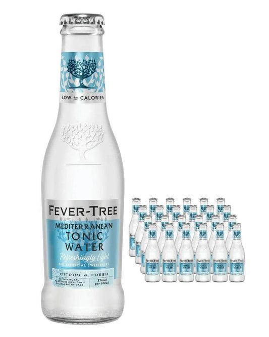 Fever Tree Light Mediterranean Tonic Water Multipack 200 ml |Buy online with UK delivery at Drinks Yard | www.drinksyard.co.uk