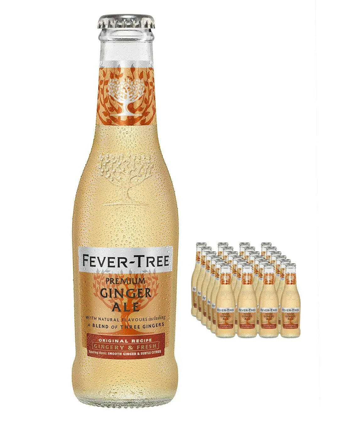 Fever-Tree Premium Ginger Ale Multipack 200 ml |Buy online with UK delivery at Drinks Yard | www.drinksyard.co.uk