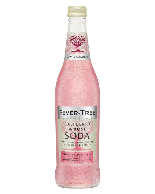 Fever-Tree Raspberry & Rose Soda |Buy online with UK delivery at Drinks Yard | www.drinksyard.co.uk