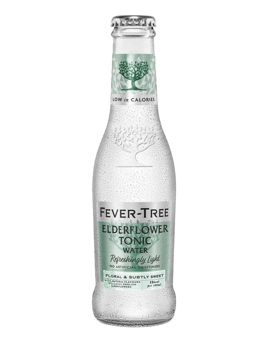 Fever-Tree Refreshingly Light Elderflower Tonic Water 200ml |Buy online with UK delivery at Drinks Yard | www.drinksyard.co.uk