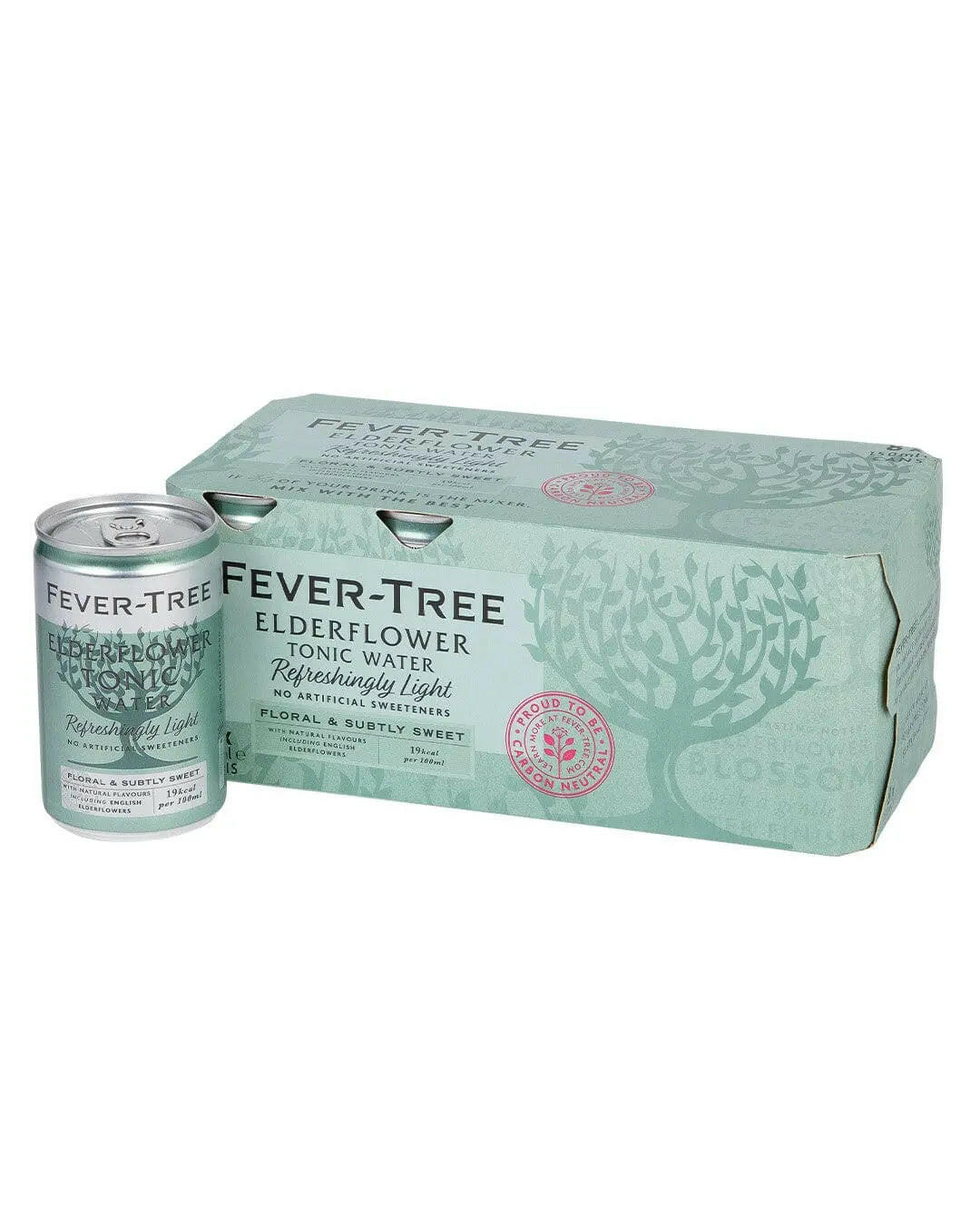 Fever-Tree Refreshingly Light Elderflower Tonic Water Fridge Pack 150 ml |Buy online with UK delivery at Drinks Yard | www.drinksyard.co.uk