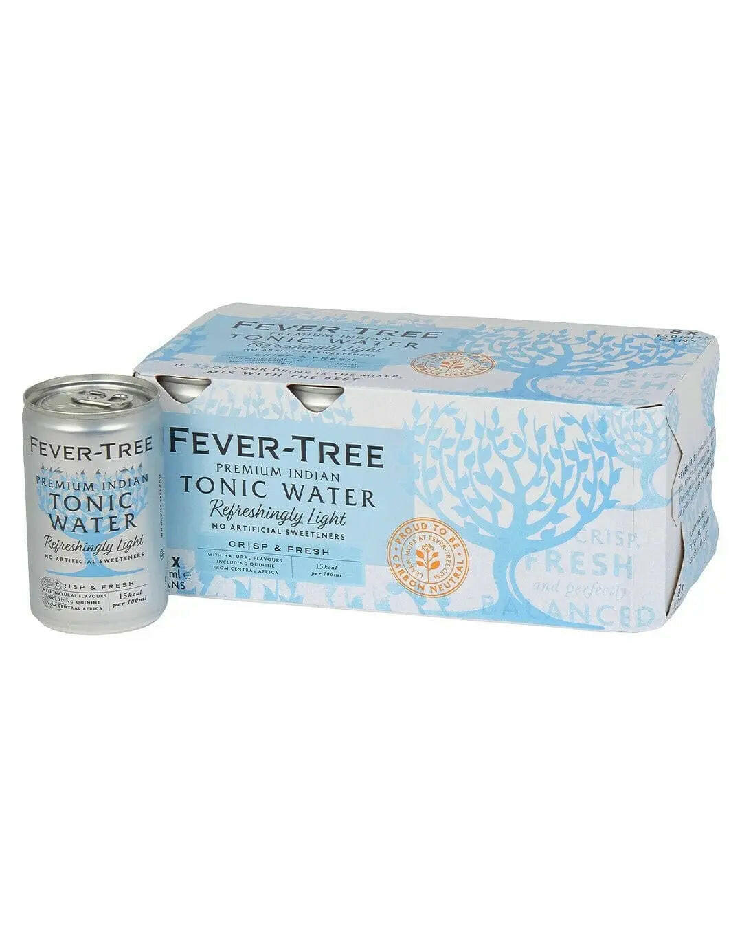 Fever-Tree Refreshingly Light Indian Tonic Water Fridge Pack 150 ml |Buy online with UK delivery at Drinks Yard | www.drinksyard.co.uk