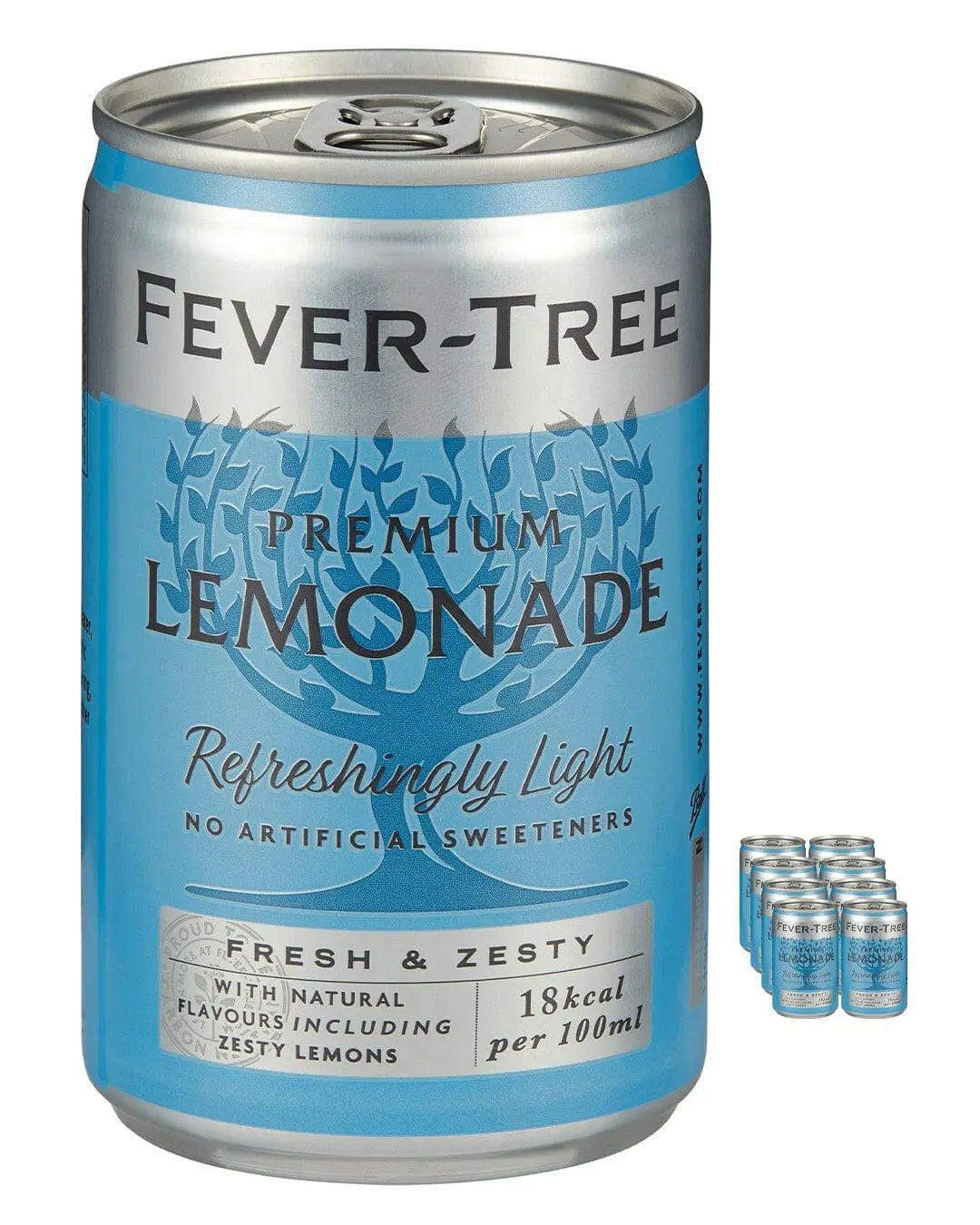 Fever-Tree Refreshingly Light Premium Lemonade Fridge Pack 150 ml |Buy online with UK delivery at Drinks Yard | www.drinksyard.co.uk