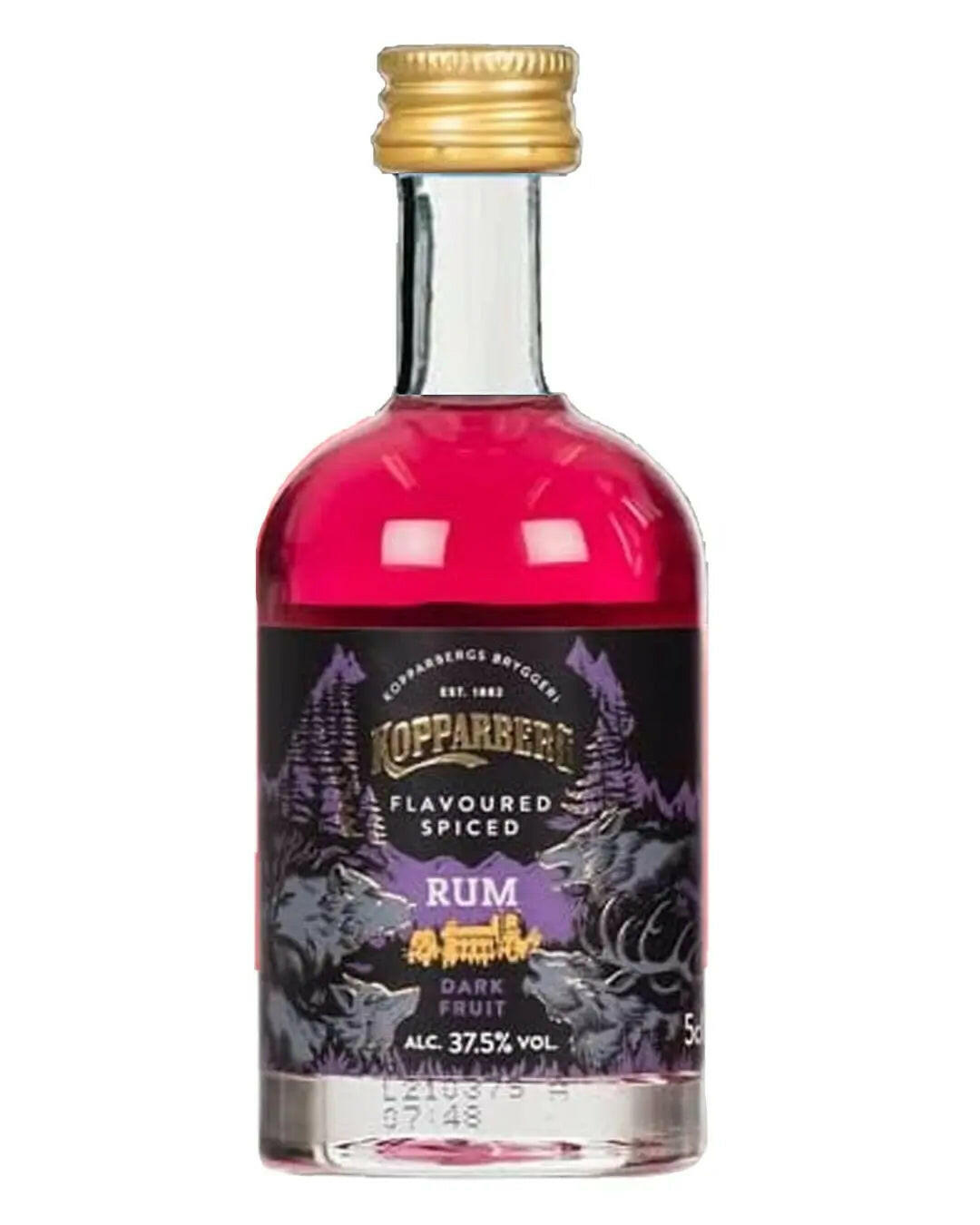 Kopparberg Dark Fruit Spiced Rum Miniature |Buy online with UK delivery at Drinks Yard | www.drinksyard.co.uk