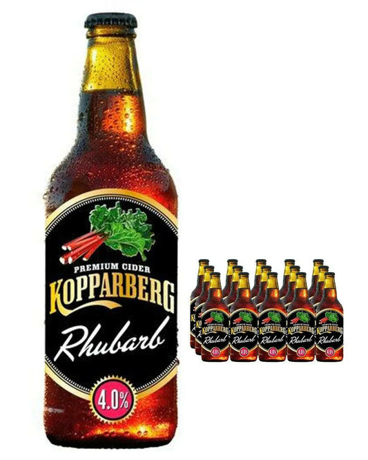 Kopparberg Rhubarb Premium Cider Multipack |Buy online with UK delivery at Drinks Yard | www.drinksyard.co.uk