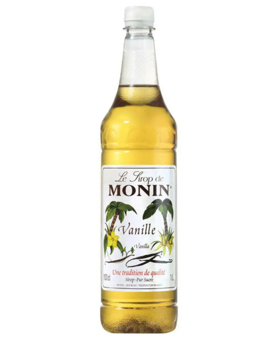 Monin Vanilla Syrup |Buy online with UK delivery at Drinks Yard | www.drinksyard.co.uk