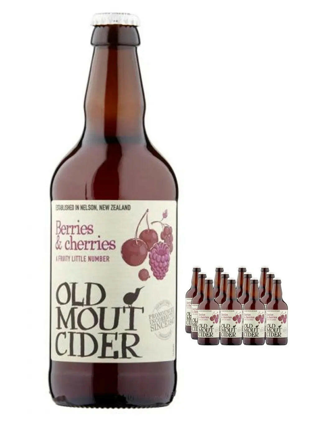 Old Mout Berries & Cherries Cider Multipack |Buy online with UK delivery at Drinks Yard | www.drinksyard.co.uk