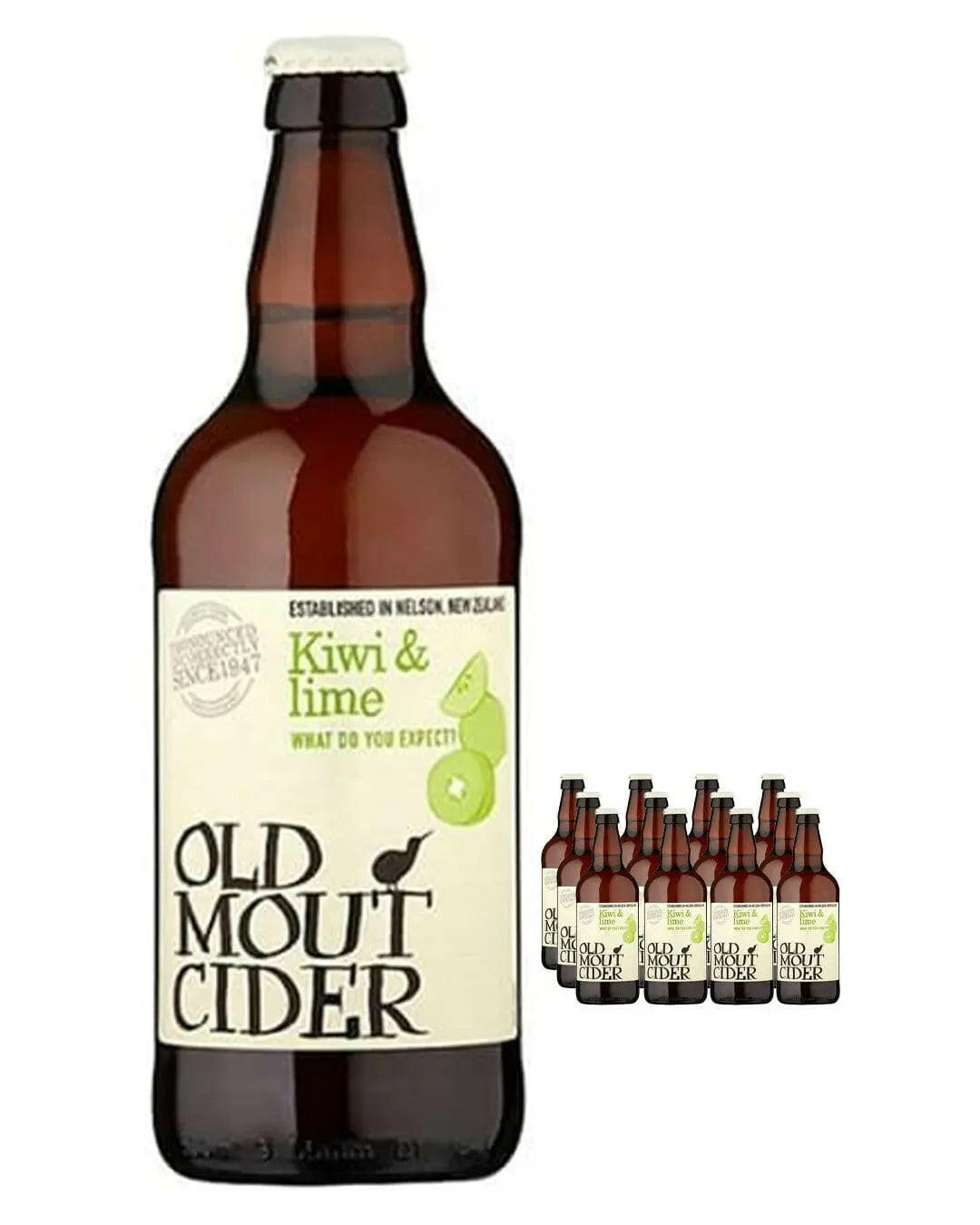 Old Mout Kiwi & Lime Cider Multipack |Buy online with UK delivery at Drinks Yard | www.drinksyard.co.uk