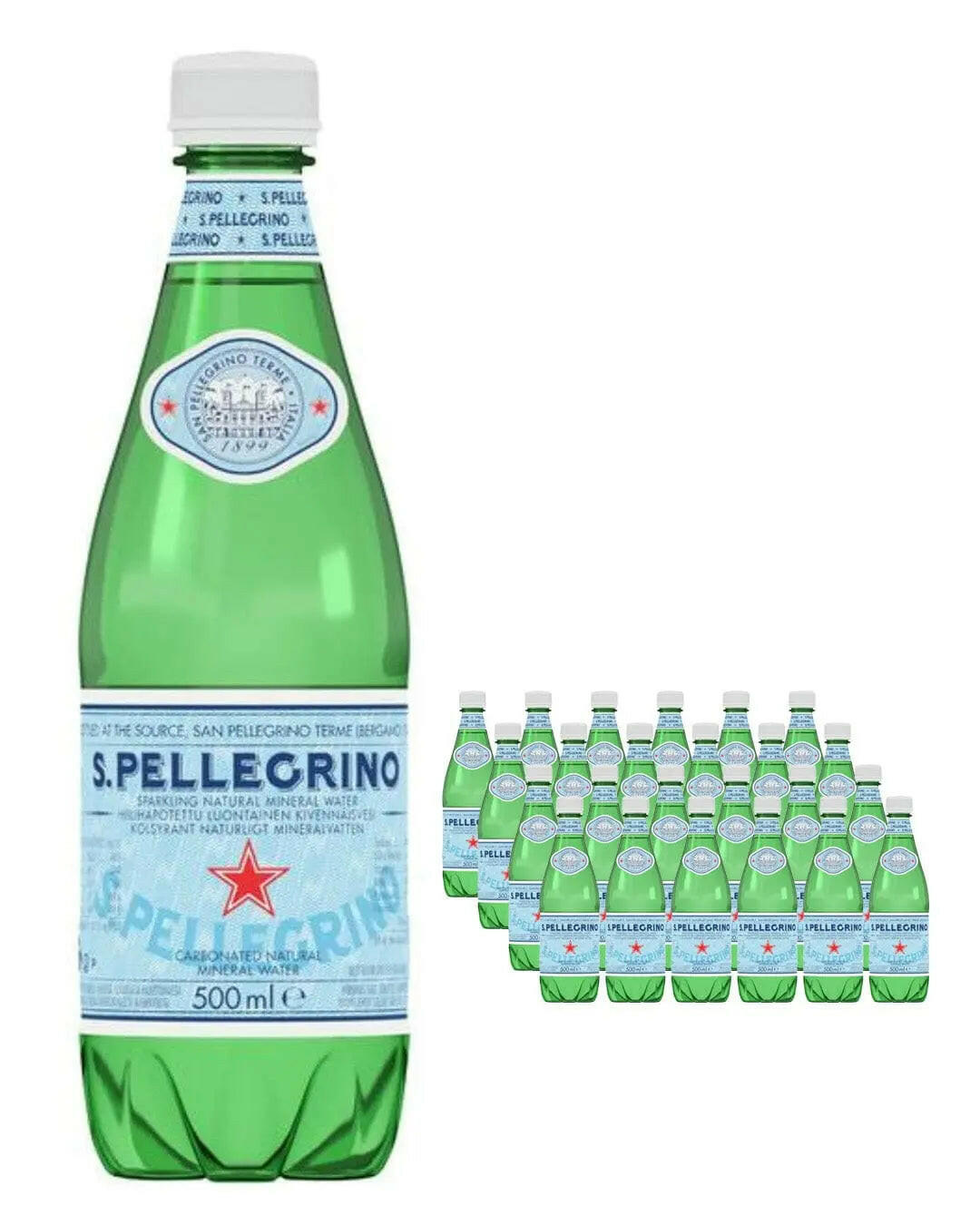 San Pellegrino Still Mineral Water Glass Bottle Multipack |Buy online with UK delivery at Drinks Yard | www.drinksyard.co.uk