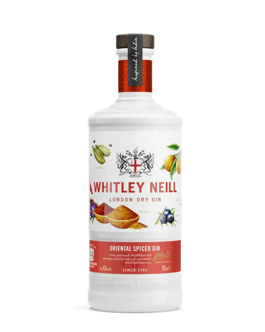 Whitley Neill Oriental Spiced Gin |Buy online with UK delivery at Drinks Yard | www.drinksyard.co.uk