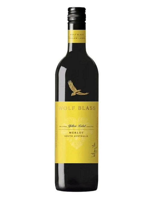 Wolf Blass Yellow Label Merlot |Buy online with UK delivery at Drinks Yard | www.drinksyard.co.uk